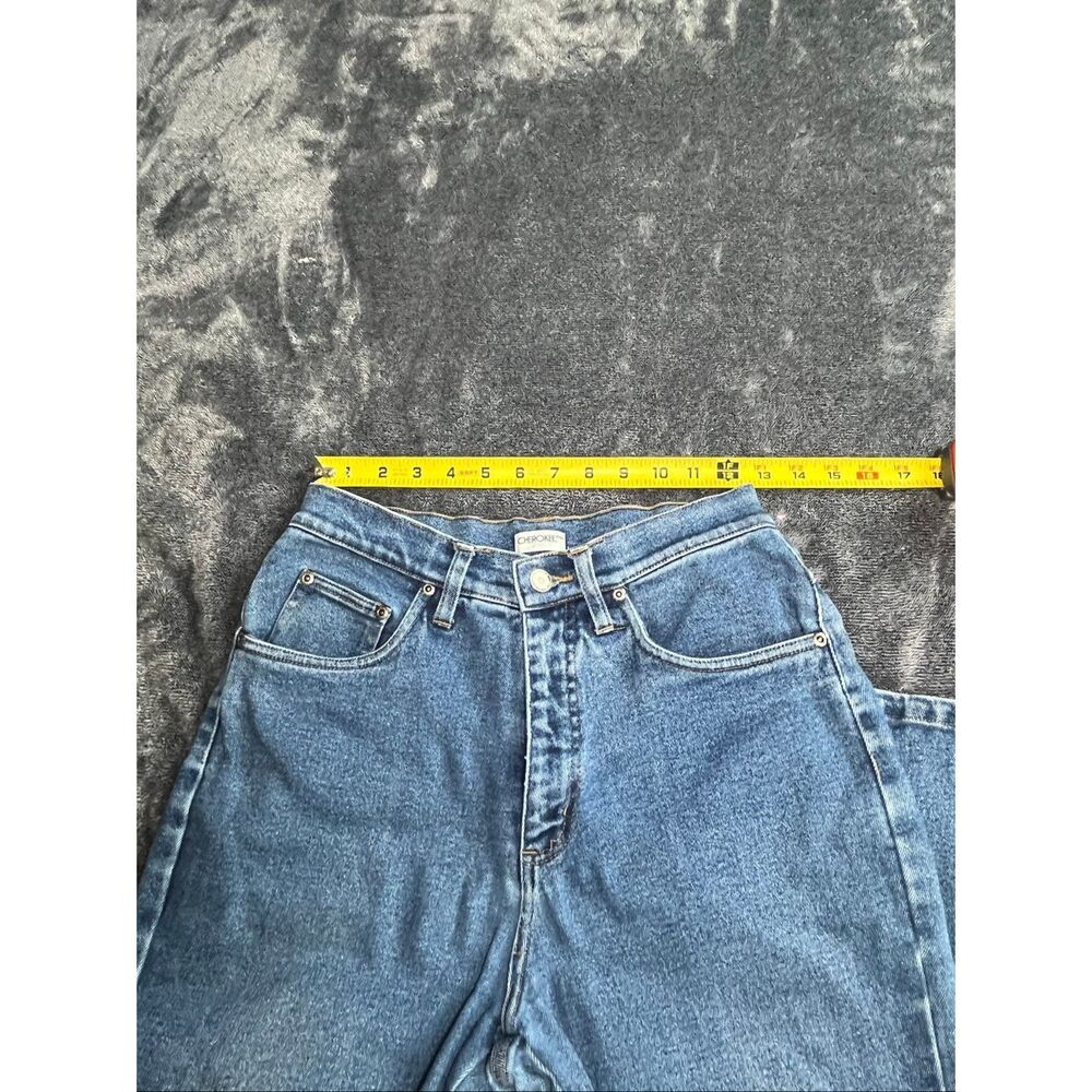 Vintage Cherokee High Rise Mom Jeans Women’s Size 4 Regular Blue Denim - Picture 6 of 8